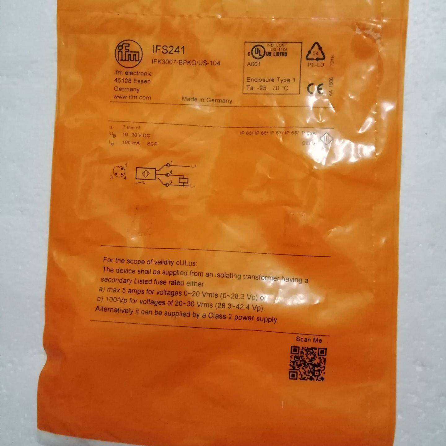 [议价]全新易福门 IFM IFS241 *