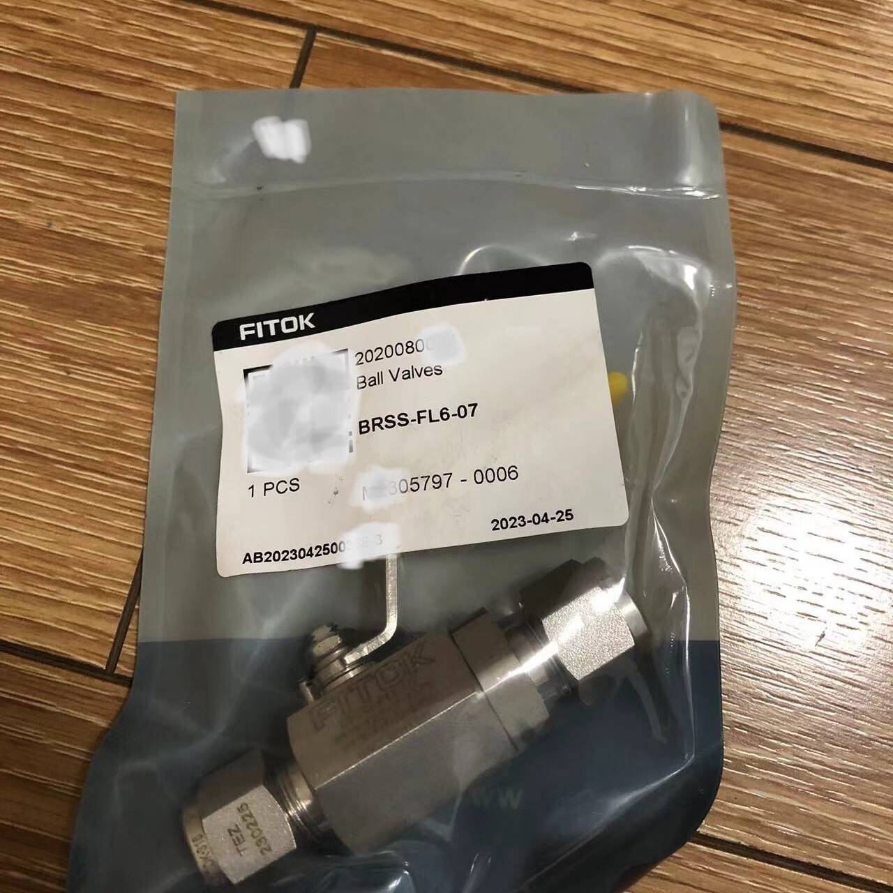 [议价]全新飞托克球阀 BRSS-FL6-07