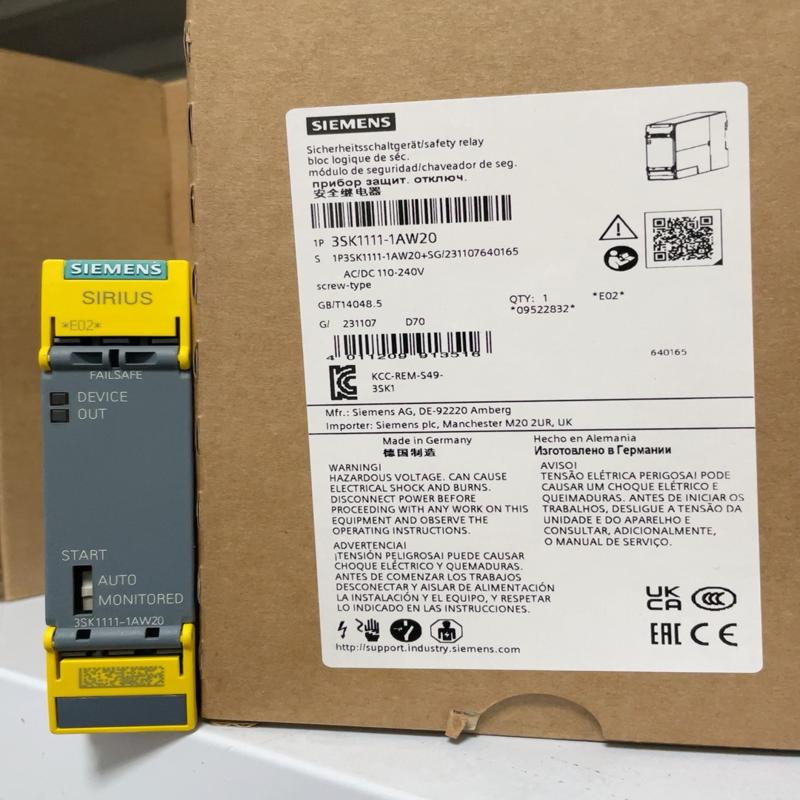 [议价]3SK1111-1AW20  SIRIUS 安全开关
