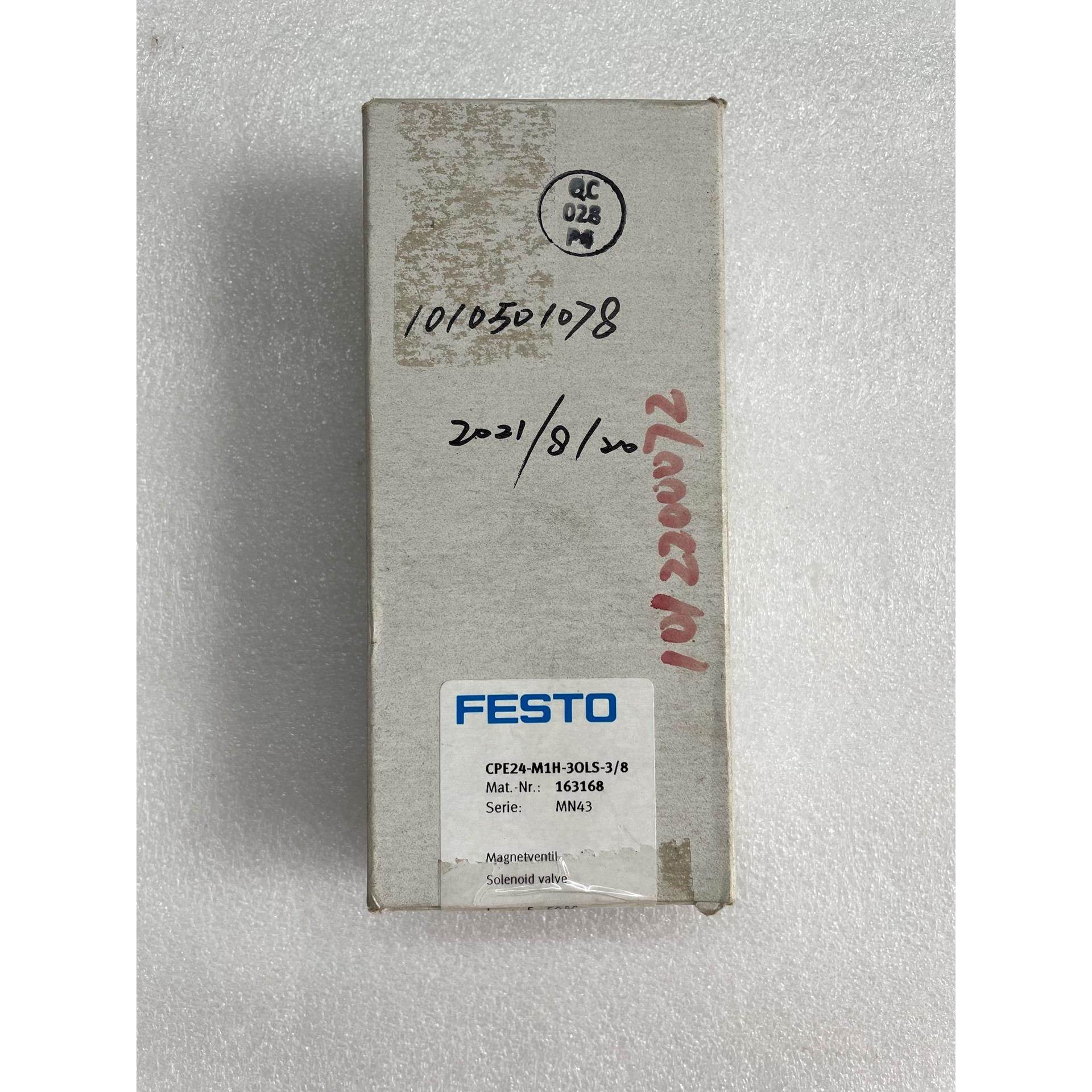 【议价】费斯托163168 CPE24-M1H-3OLS-3/8原装