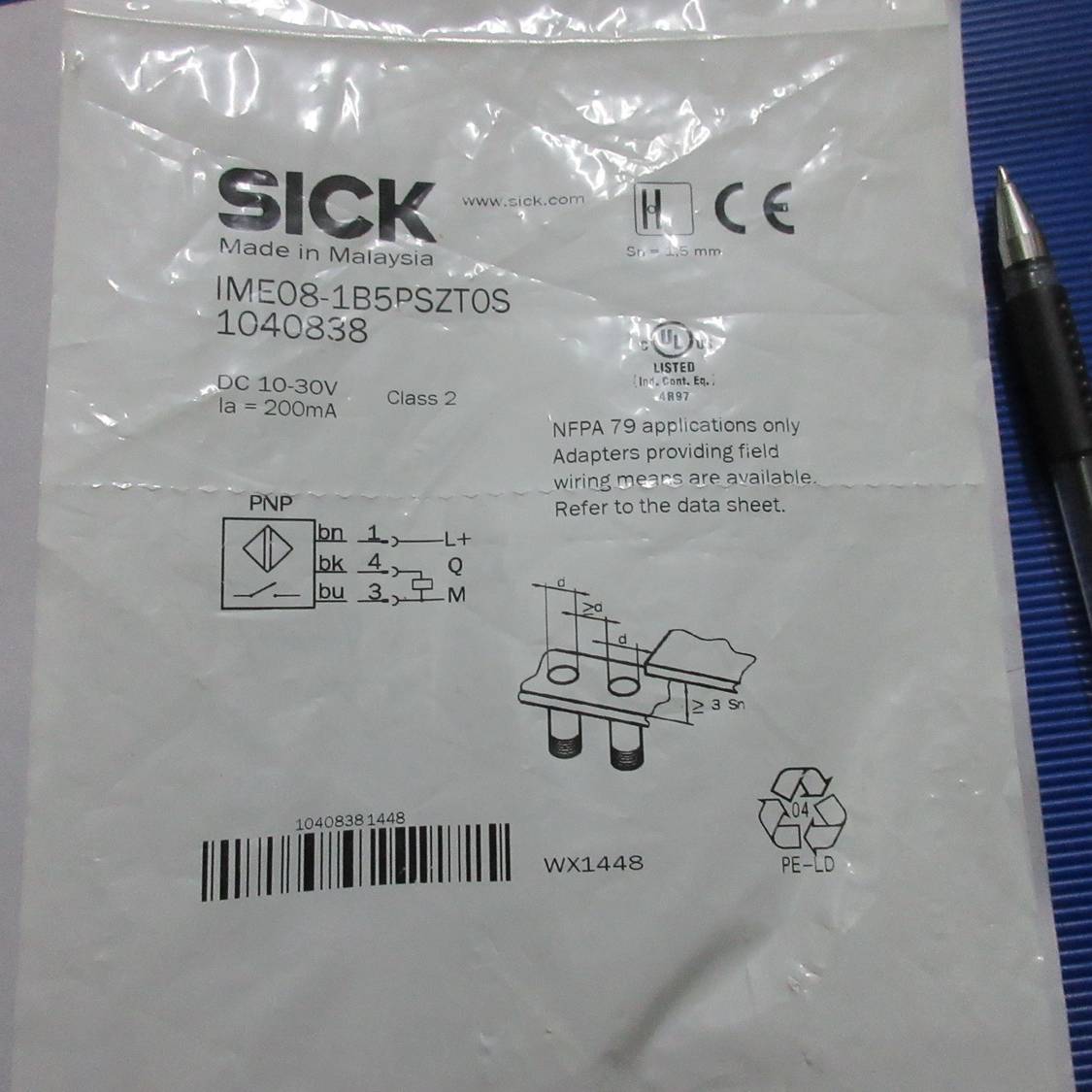 [议价]全新 SICK IME08-1B5PSZT0S *