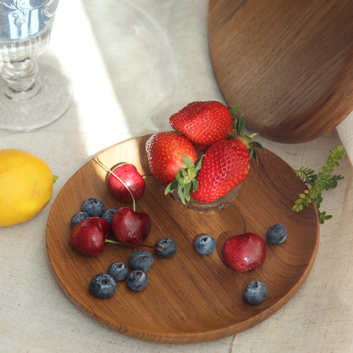 手工果盆/果盘/果篮小钟名木