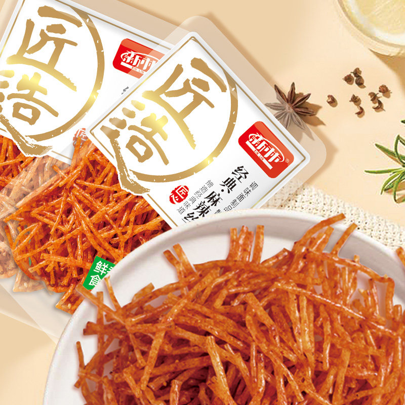 新林经典麻辣丝装老牌子聚会宿舍团建儿时麻辣零食辣条