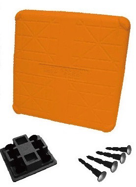 布瑞特Brett 棒垒球专业场地埋入式固定橡胶垒包