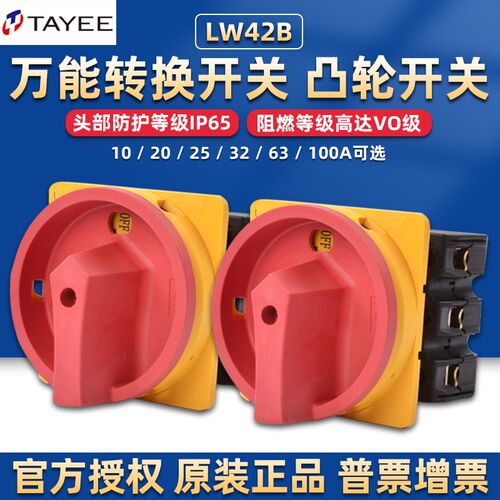 上海天逸万能转换开关LW42b25电器100 32A60