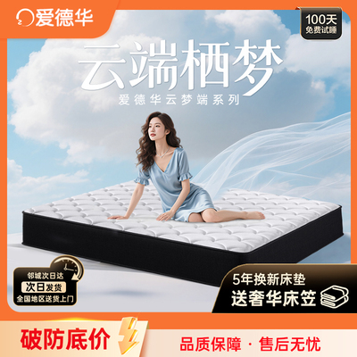 爱德华防塌专利云梦端弹簧床垫