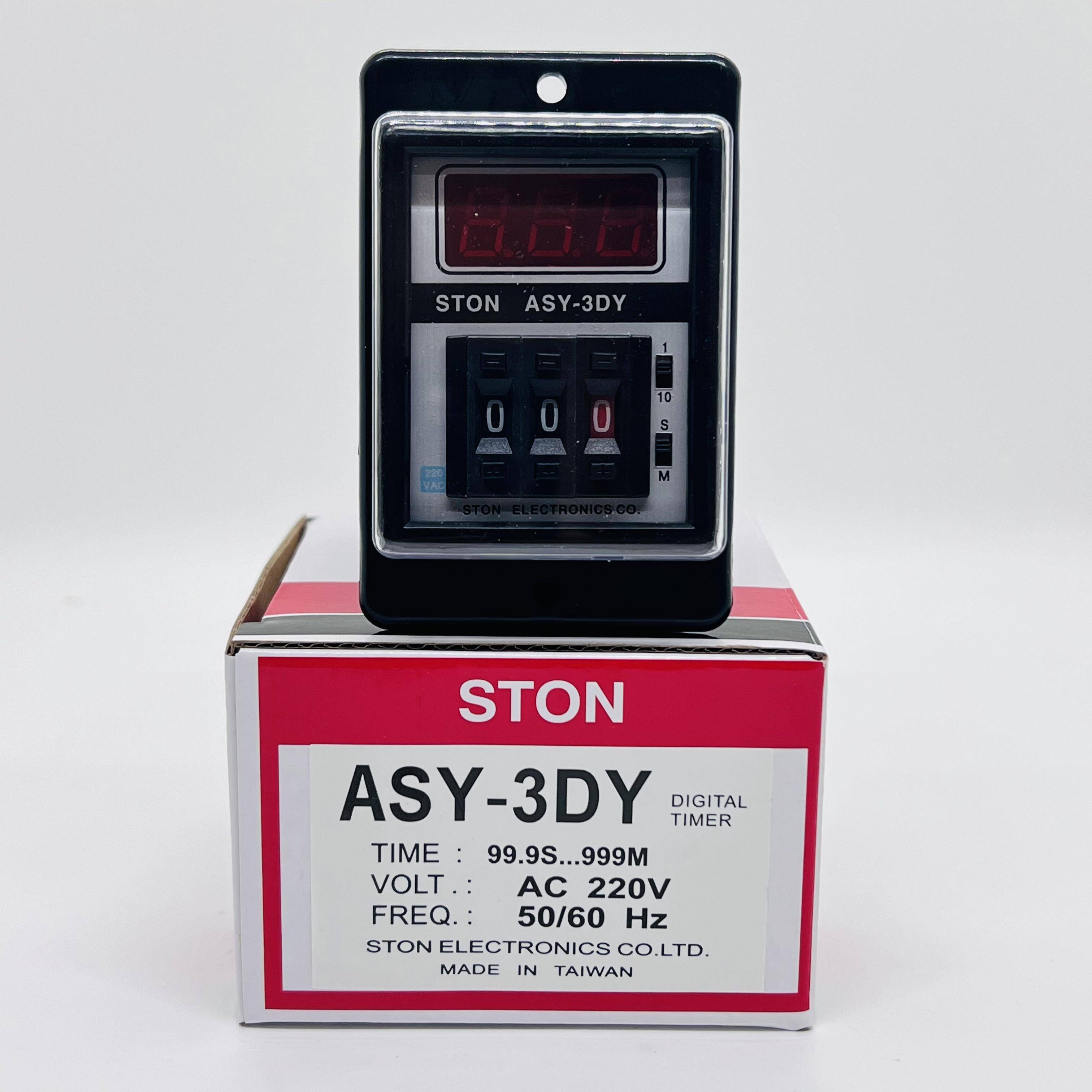 台湾仕通 STON ASY-3DY 拨码数显时间继电器 220V 全新原装正品
