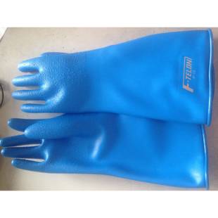 TOWA A-22L防强酸手套F-TELON氢氟酸手套日本HANAKI进口王水盐酸