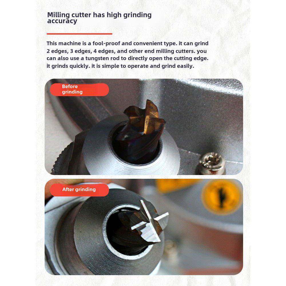 鹰牌Yp313铣刀磨床立铣刀全自动点和射击磨刀器合金钨钢2 3 4刀片