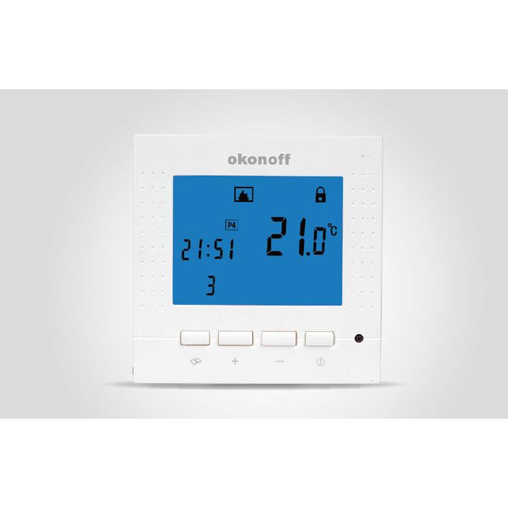 OKONOFF水地暖S430pw控制器面板|电地暖S43PE温控器暖气开关