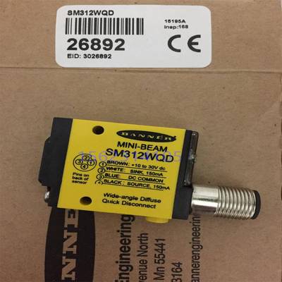 SM312WQD SM312LVQD SM312DQD SM312LVAGQD SM312LPQD邦纳感测器