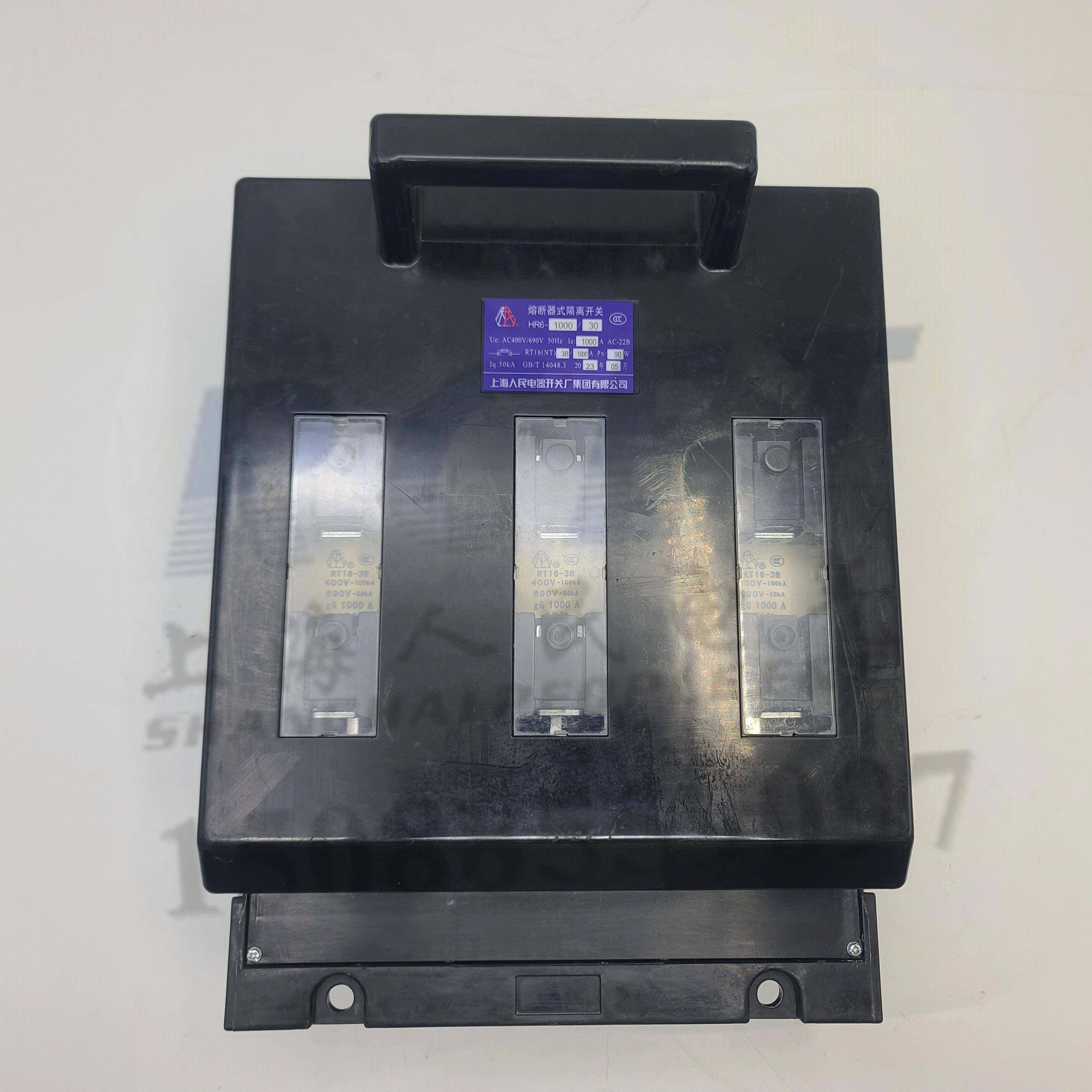 上海人民电气HR6 1000/310 1000A熔断器式隔离开 关总闸厚紫铜柜