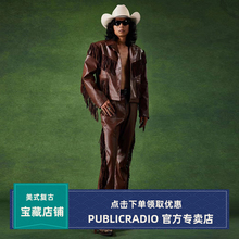 PUBLIC RADIO｜WESTWORLD 嬉皮士美式复古流苏皮衣喇叭裤西部男女
