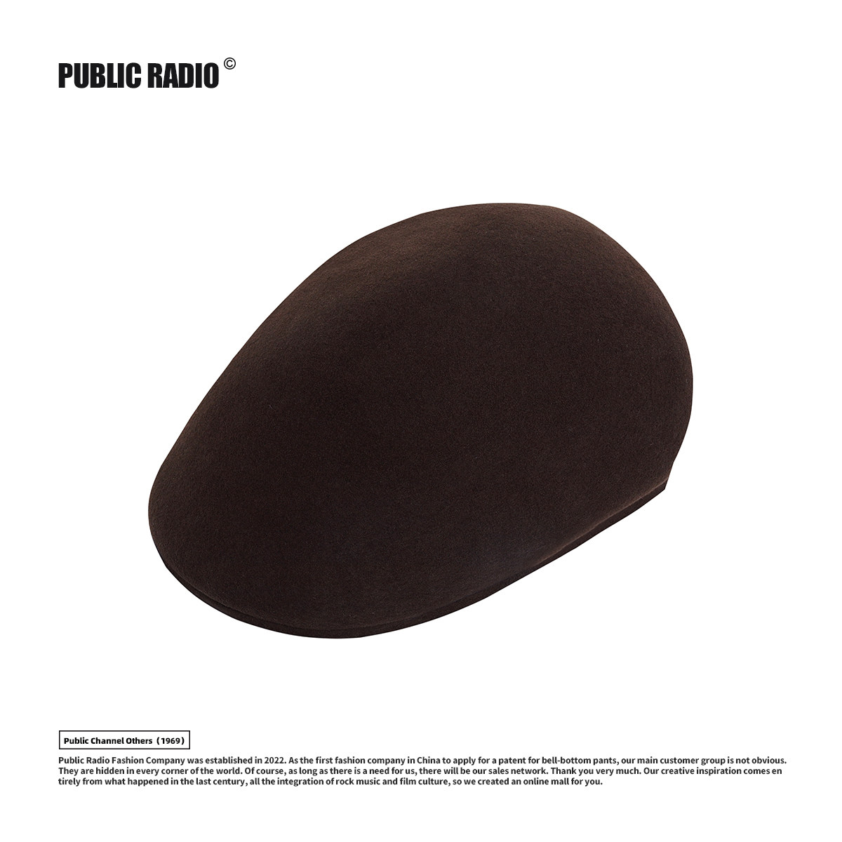 进口羊毛硬顶传统贝雷帽