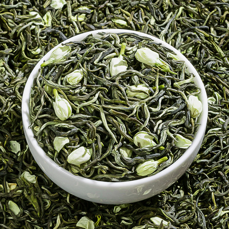 新货陈一凡  茉莉花茶浓香型茉莉毛尖新茶茶叶广西横县茉莉花罐装