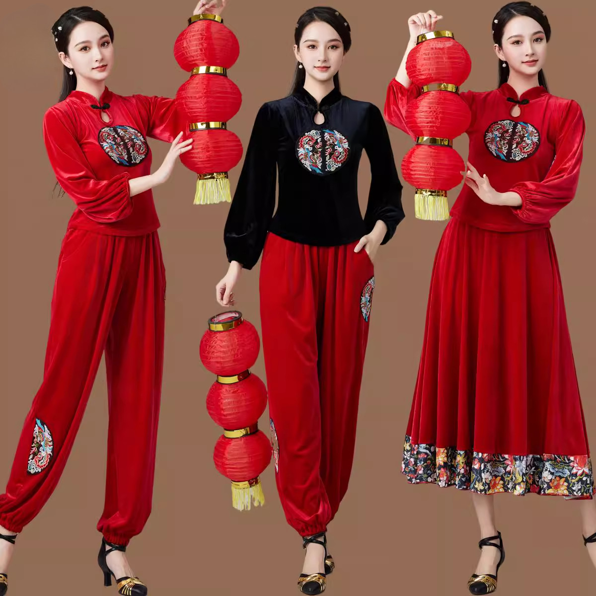 杨丽萍鬼步舞服装秋冬大码