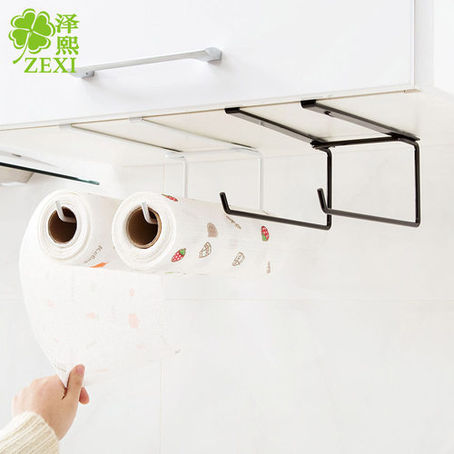 storage rack self steel cabinet kitcen paper roll towel
