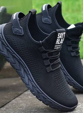 sport black soes for men summer sneakers man fasion size