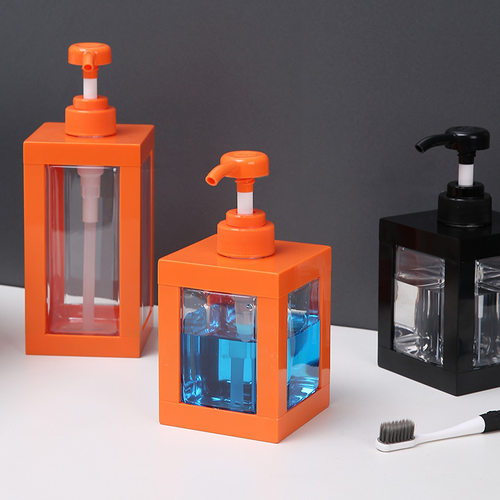四方按压乳液瓶卫浴洗手池护肤乳分装洗手液收纳瓶按压乳液瓶