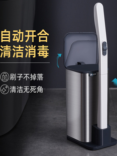 【高档旗舰店】一次性马桶刷套装无死角家用不锈钢洗厕所刷子卫生