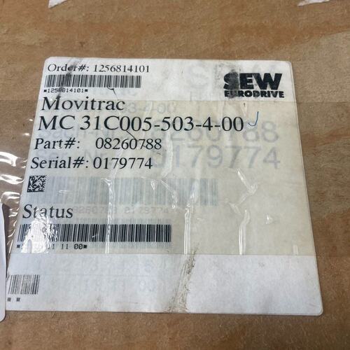 SEW变频器MC31C005-503-4-00MC31C008-503-4-00MC31C011-503-4-00