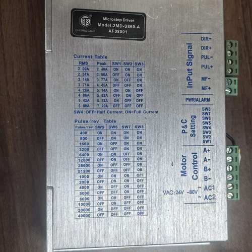 议价ZMD-S860-A二相四线步进电机驱动器，驱动供电交流24