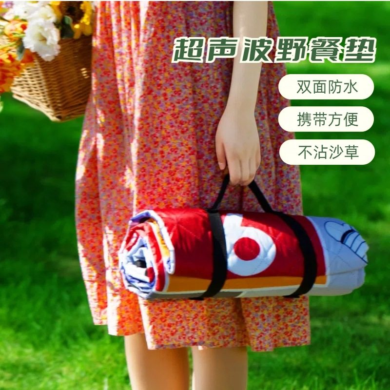 新品野餐垫防潮垫防潮加厚沙滩垫露营垫户外地垫帐篷用露营睡垫防