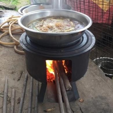农村柴火灶冬季铁锅灶台铁炉子带水箱两用烧柴灶土灶头农家加厚柴