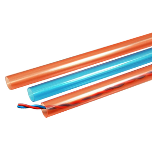 PVC305透明线管明装 塑料穿线走线管4分20绝缘 阻燃电线管电工3米