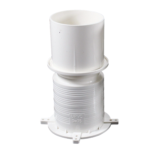 预埋止水节套筒pvc18cm套管 75 50 110排水管一次性预留直接配件