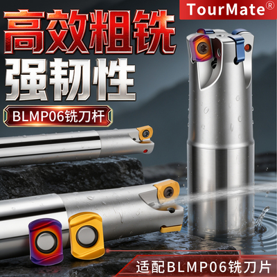 BLMP06/09内冷铣刀杆淬火抗震高效率快进给开粗双面数控刀杆
