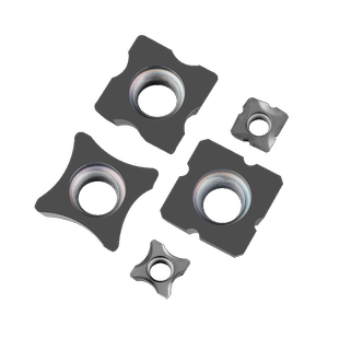 舍弃式内R倒角刀片 边角圆弧刀粒RC12 RC06 R0.5-R10倒角刀杆SD16