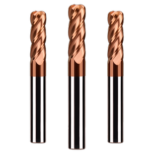 55度4刃钨钢圆鼻铣刀钢用硬质合金立铣刀涂层直柄数控圆鼻R刀