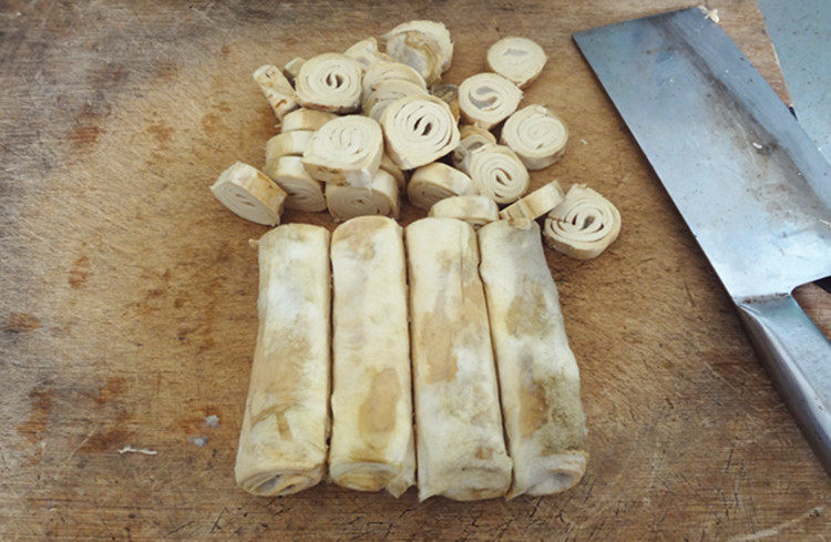 新货湖北随州广水特产霉千张卷臭豆腐卷臭筒子新鲜霉豆腐卷3斤包