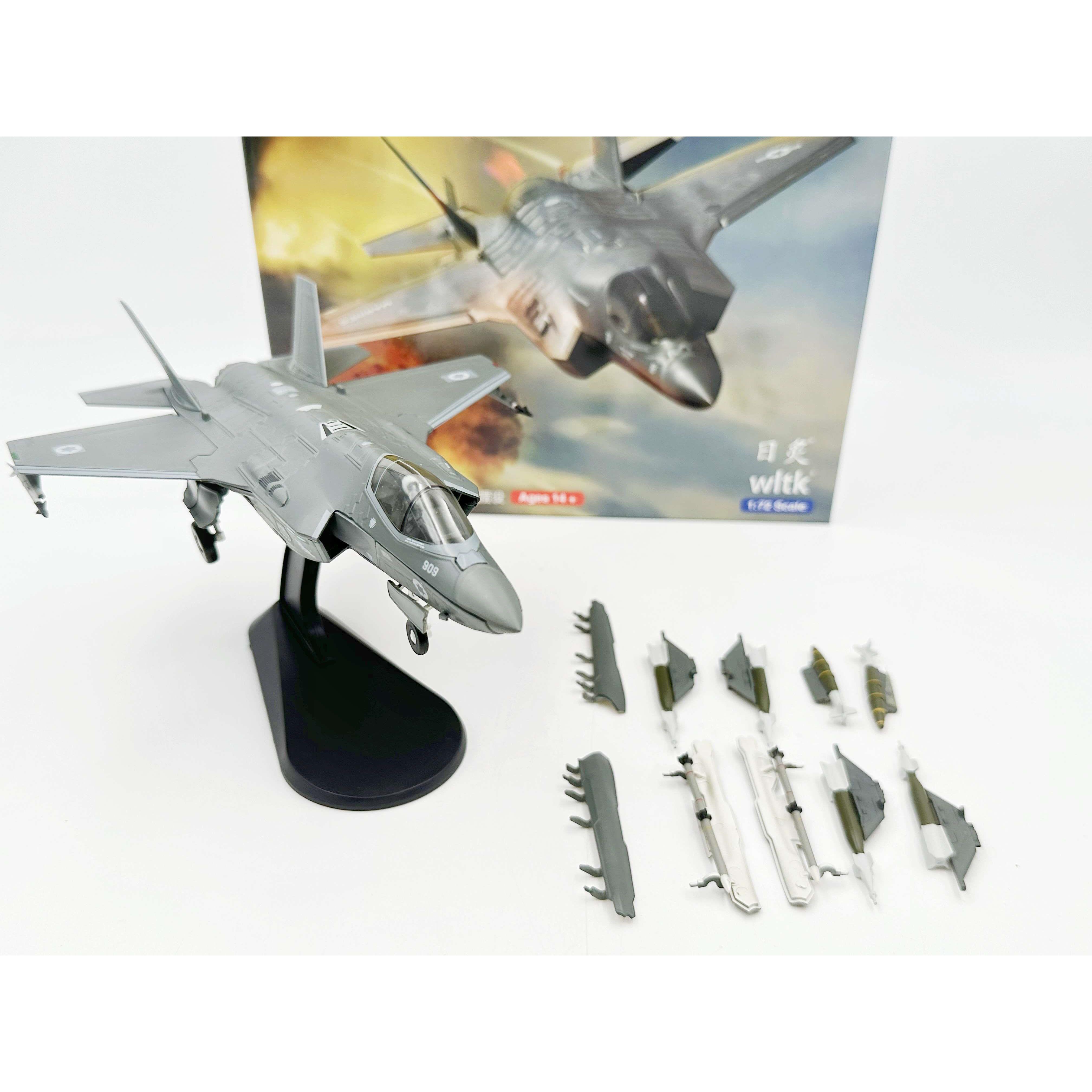 新款1/72美国F-35B垂直起降战机F35合金仿真战斗机飞机军事模型