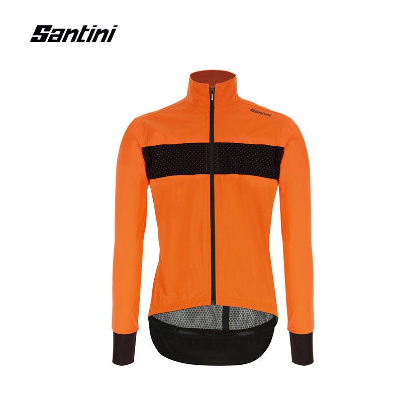 Santini GUARD MERCURIO 男款防风秋冬骑行服夹克适合 0℃至10℃