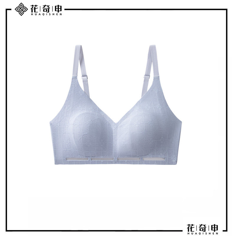 花奇申大胸显小不闷胸内衣