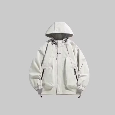 春秋季潮牌情侣工装冲锋衣夹克