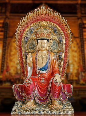 台湾纯铜天冠弥勒当来下生弥勒佛