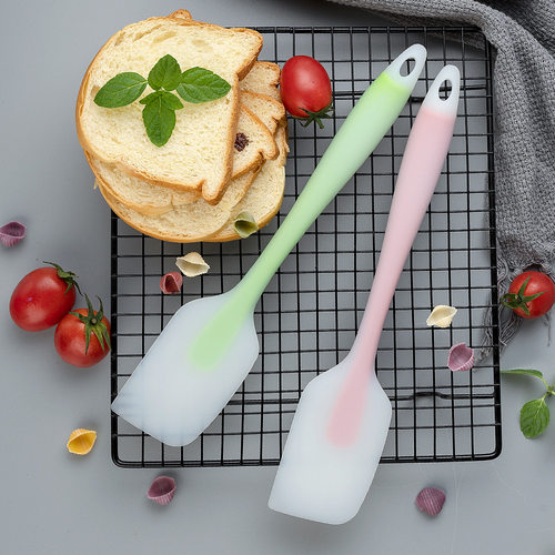 硅胶蛋糕刮板家用奶油抹刀搅拌刀烘焙工具耐高温大号一体式刮刀