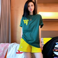 Зеленый 【верхний + шорты】