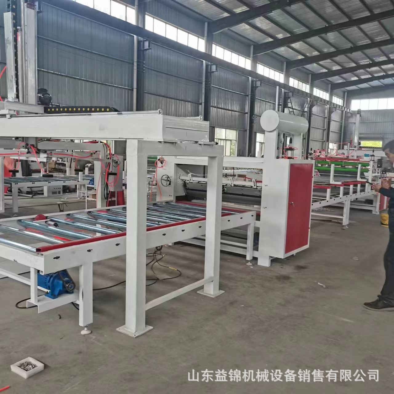 加热PVC膜无皱贴面机 全铝碳晶大板木饰面平贴机 自动断纸修边