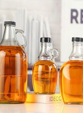 食品级密封玻璃瓶食用油桶花生茶油壶酒桶酒壶空瓶厨房家用5L10斤