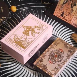 塔罗牌正版粉彩韦特百年维特塔罗牌塔普及牌初学者入门新手送桌布