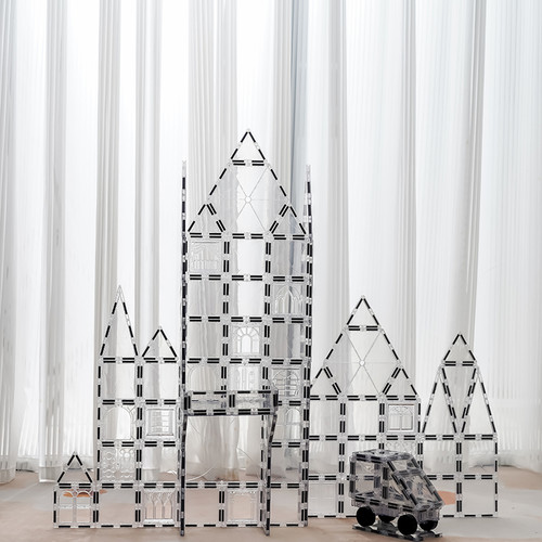 DUDUBAO透明磁力片2岁早教礼盒