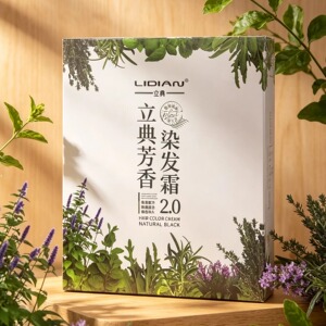 不沾头皮立典染发膏广州遮盖白发