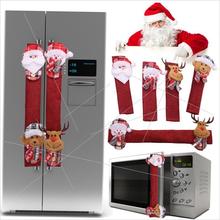 Christmas stereoscopic refrigerator door handle cover把手套