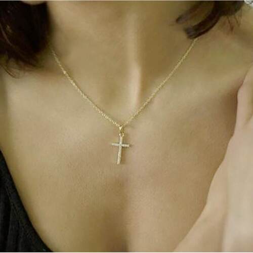 CrossPendantNecklivSi