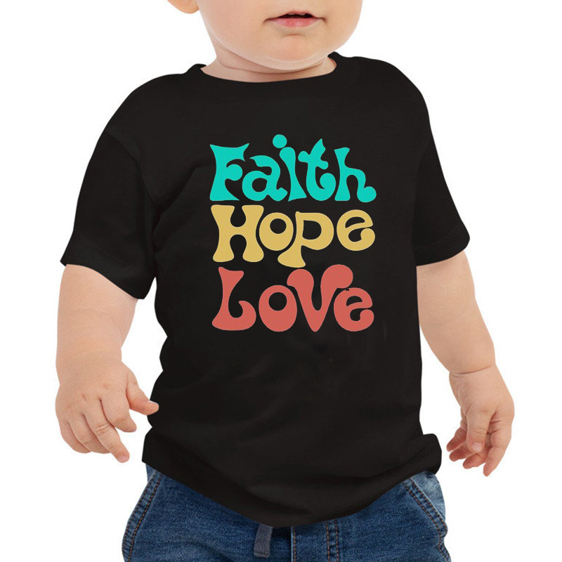 FaithHopeLove复古印花