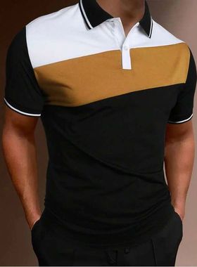 pell Color Polo Shirt , Men Slim Fit Sport Golf Polo Shirt .